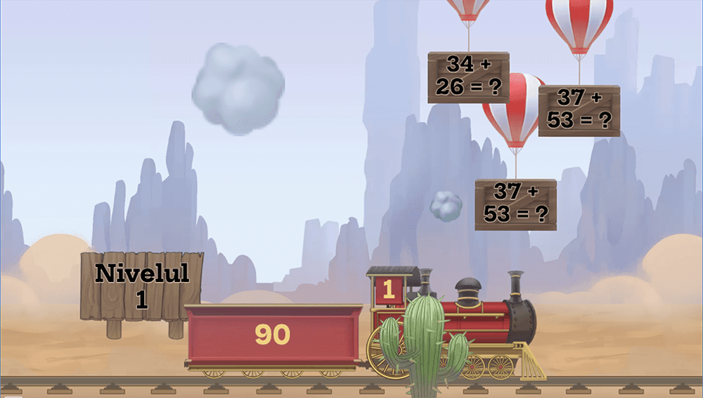 JOC - Adunarea numerelor naturale formate din zeci și unități