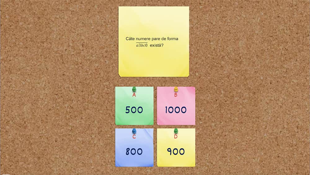 JOC - Scrierea în baza 10 - Exerciții