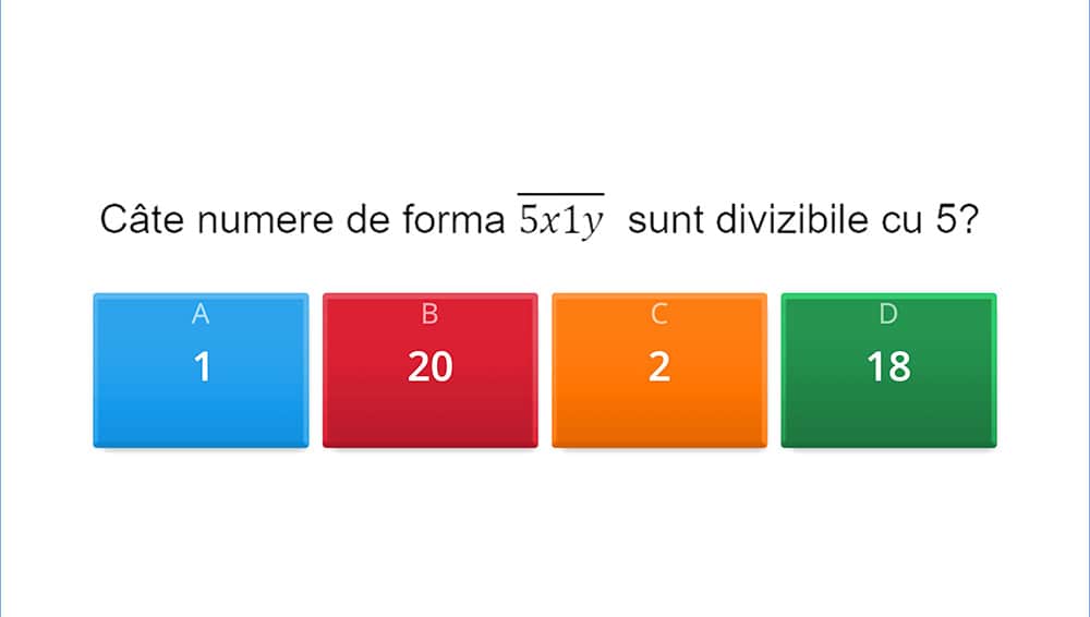 JOC - Criterii de divizibilitate cu 2