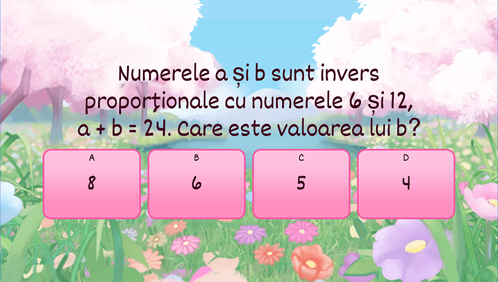 JOC - Mărimi invers proporționale