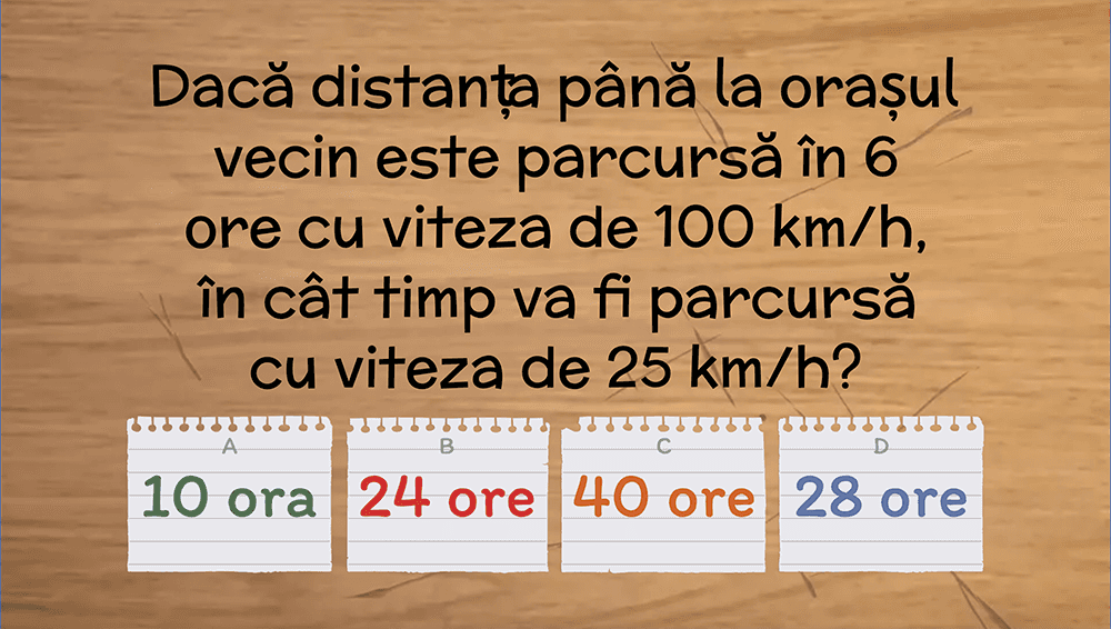 JOC - Mărimi invers proporționale - Partea a 2-a