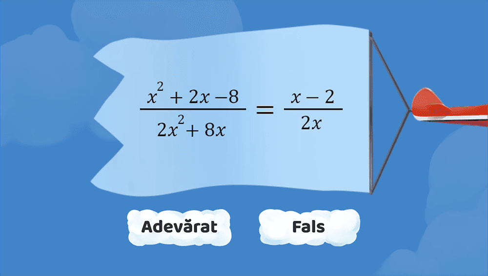 JOC - Scrierea sub formă de produs a unei expresii ax la puterea 2 + bx + c = 0, unde a ∈ R* - P2