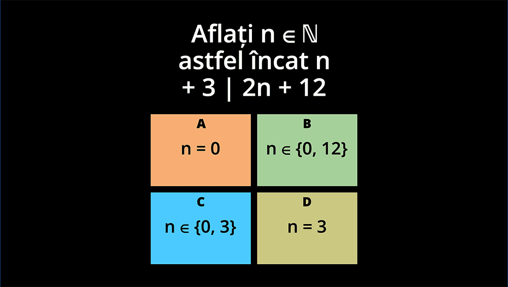 JOC - Proprietațile divizibilității in N - P3