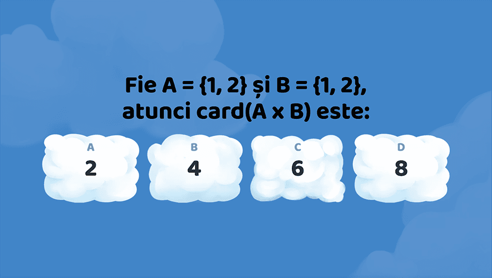 JOC - Produsul cartezian a două mulțimi nevide