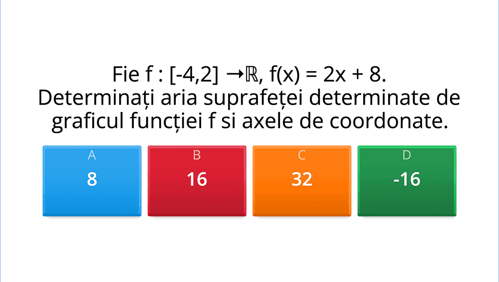 JOC - Functii de tipul: f:D-->R - P4