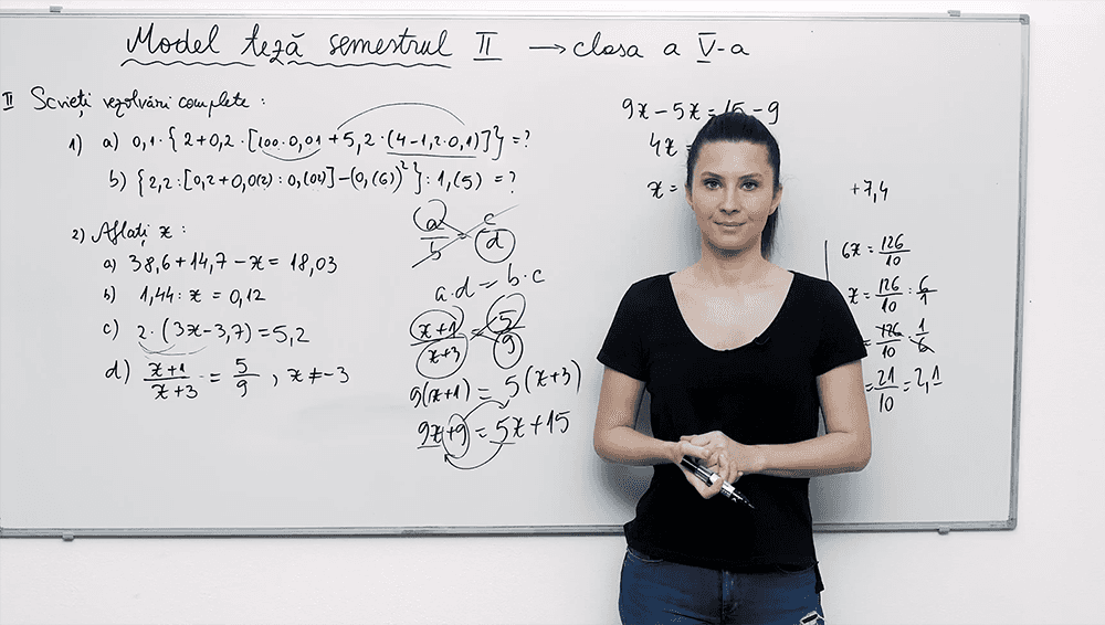 Model teză (1) - Semestrul 2