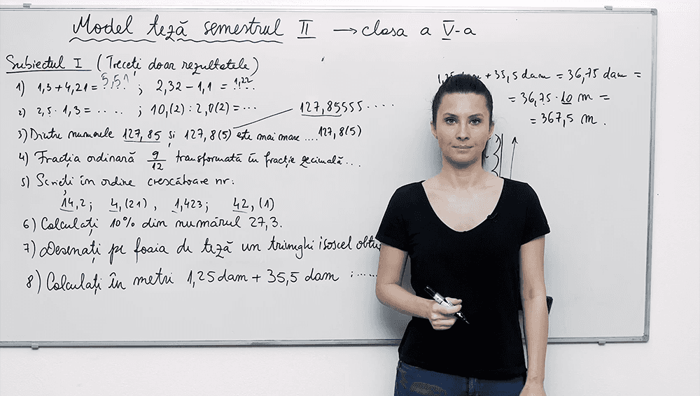 Model teză (2) - Semestrul 2